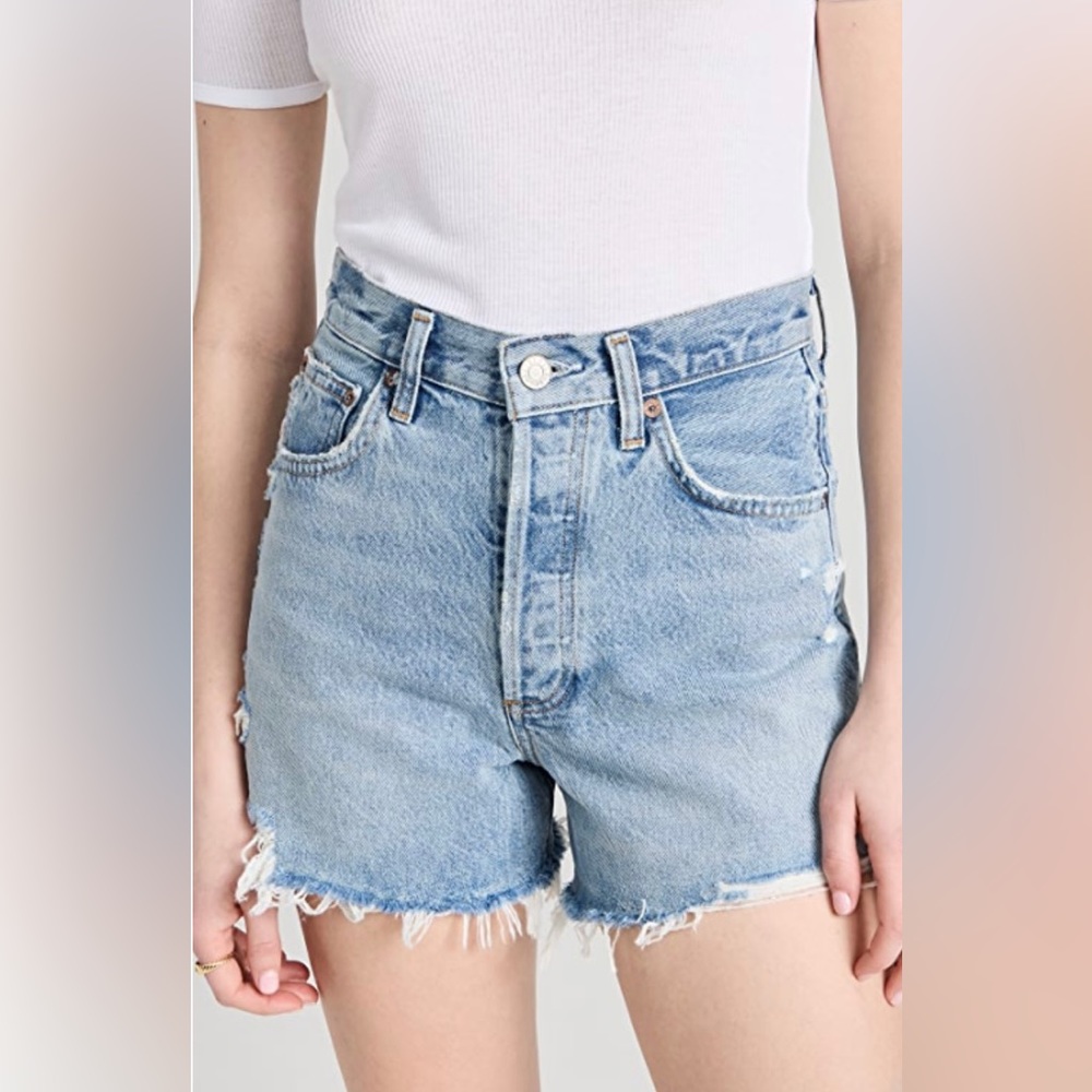 Agolde Dee shorts - color: Muse